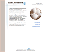 Tablet Screenshot of globalingredients.net