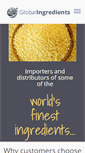 Mobile Screenshot of globalingredients.co.uk